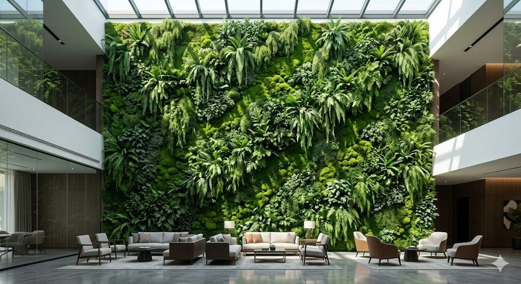 Dikey Bahçeler: Şehir Hayatına Yapay Duvar Panelleri İle Yeşil Bir Mola