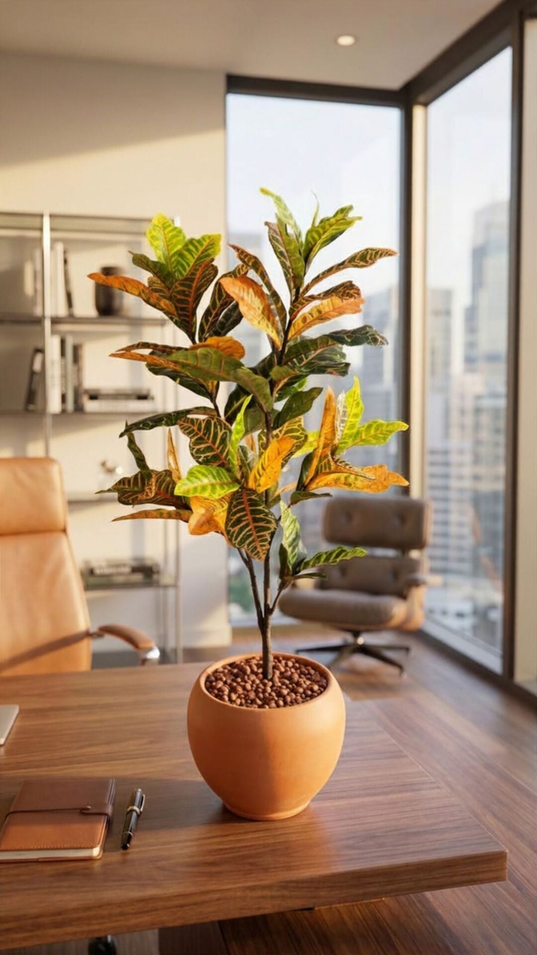 Yapay Real Touch Croton Tree 120 CM