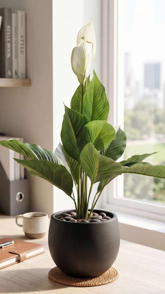 Yapay Spathiphyllum Real Touch 68 CM