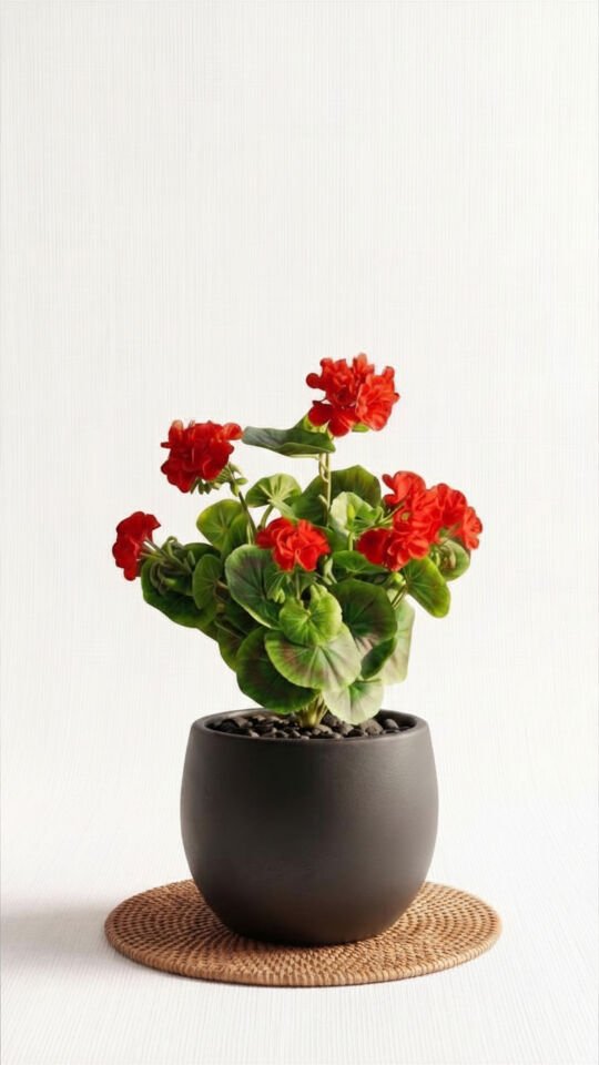 Yapay Geranium Bush 40 CM