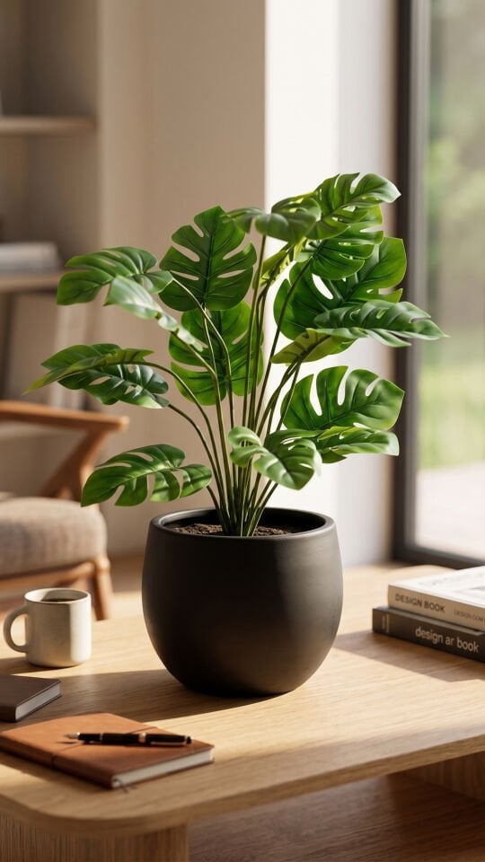 Yapay Monstera Bunch Real Touch 46 CM