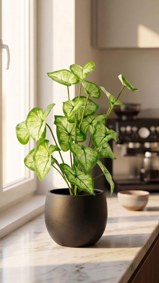 Yapay Syngonium Bunch Real Touch 46 CM
