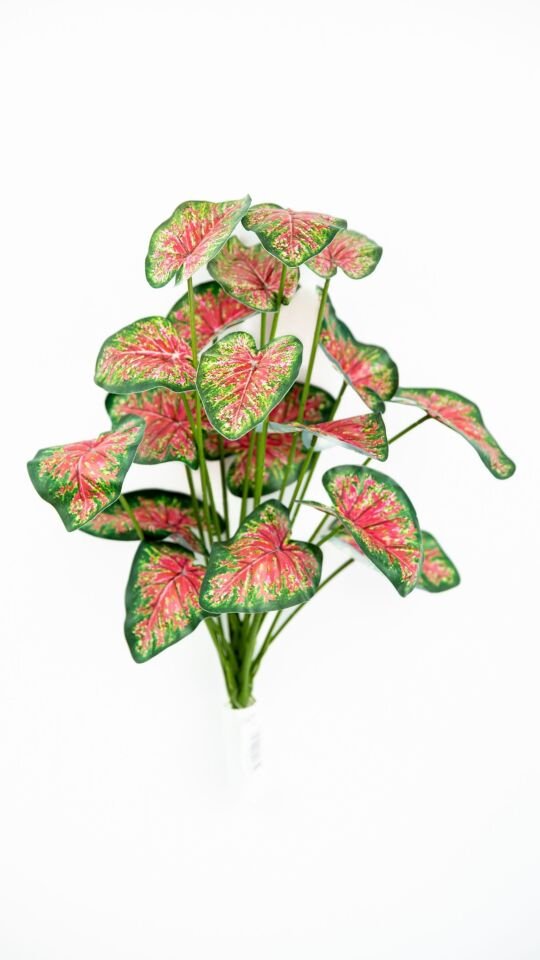 Yapay Caladium Bunch Real Touch 46 CM