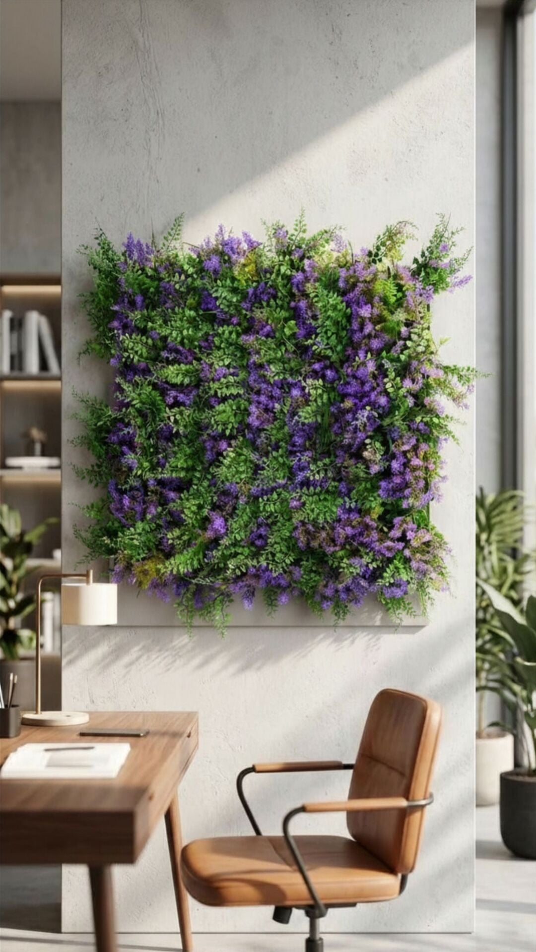 Yapay Saçaklı Model-2 Duvar Paneli 50x50 CM