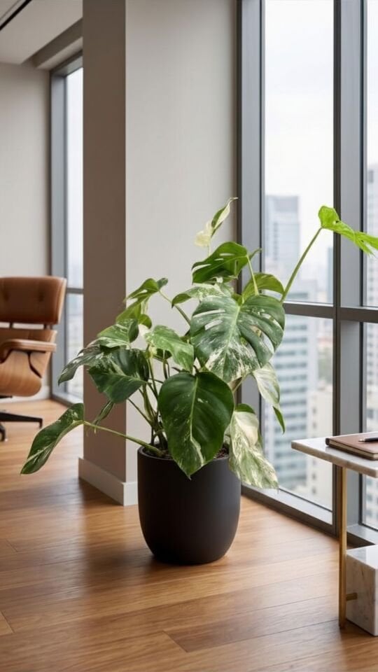 Alaca Monstera Deliciosa Variegata (Nadir) 80 Cm