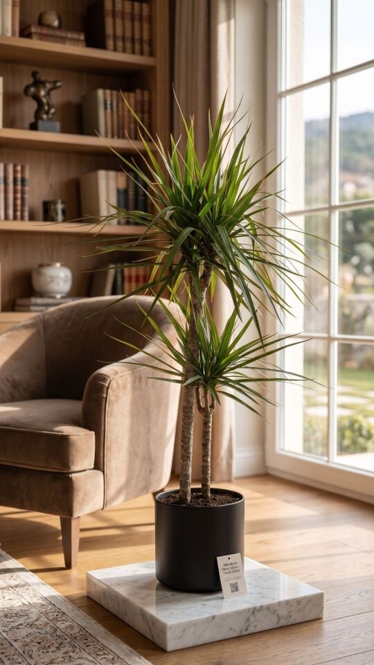 Dracena Marginata Çift Köklü 90 cm